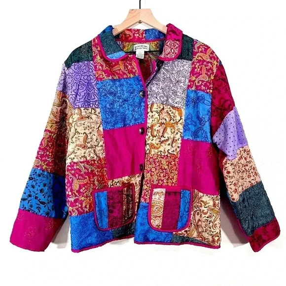 Tantrums Collection 100% Silk Jacket - Picture 1 of 5